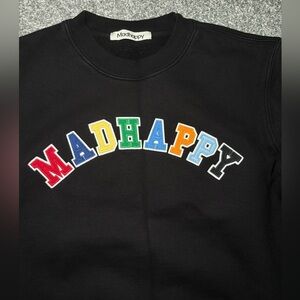 Madhappy Black Crew with Multicolor Lettering